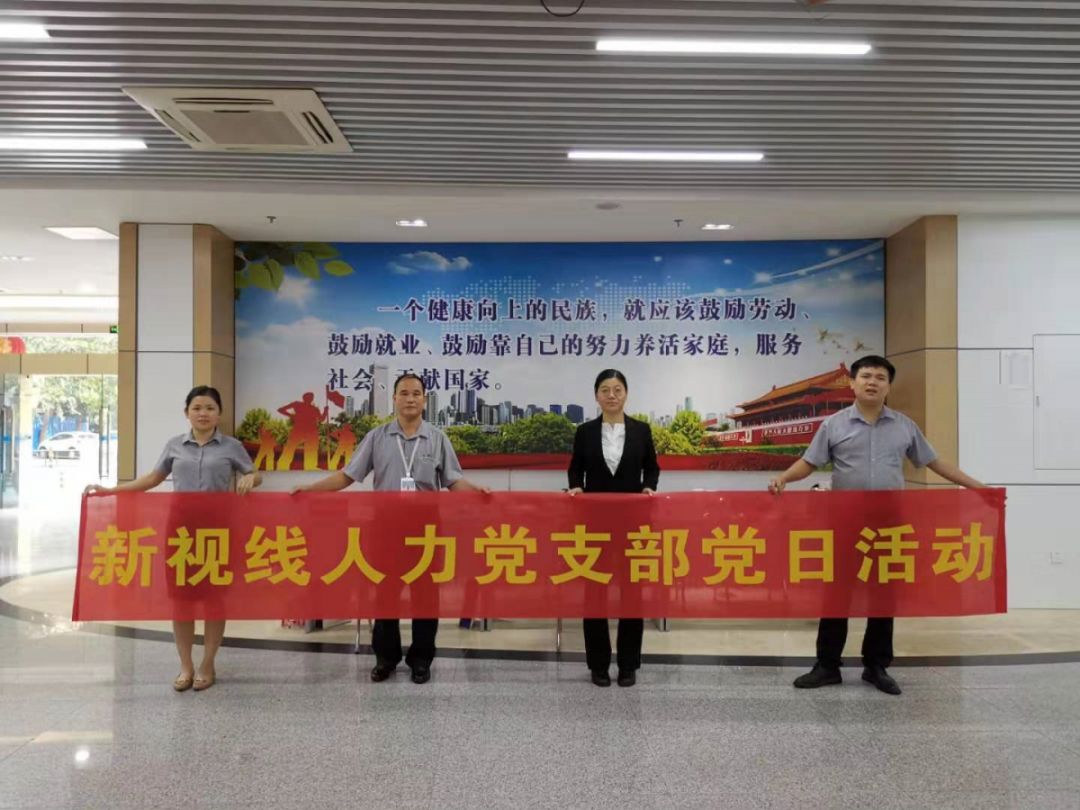 新視線人力黨支部開展“不忘初心、牢記使命”主題教育黨員志愿服