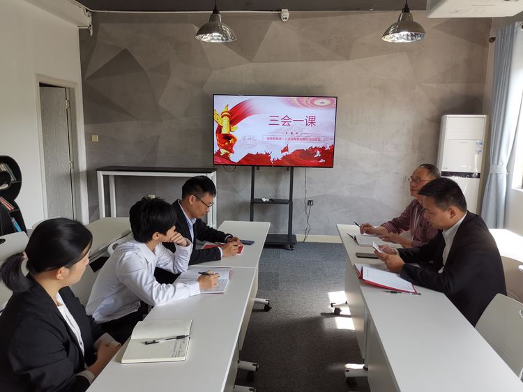 新視線黨支部開展集中學習暨黨史學習教育主題黨日活動