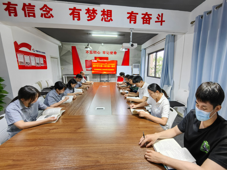 中共海南新視線人力集團有限公司支部委員會組織開展《習近平新時